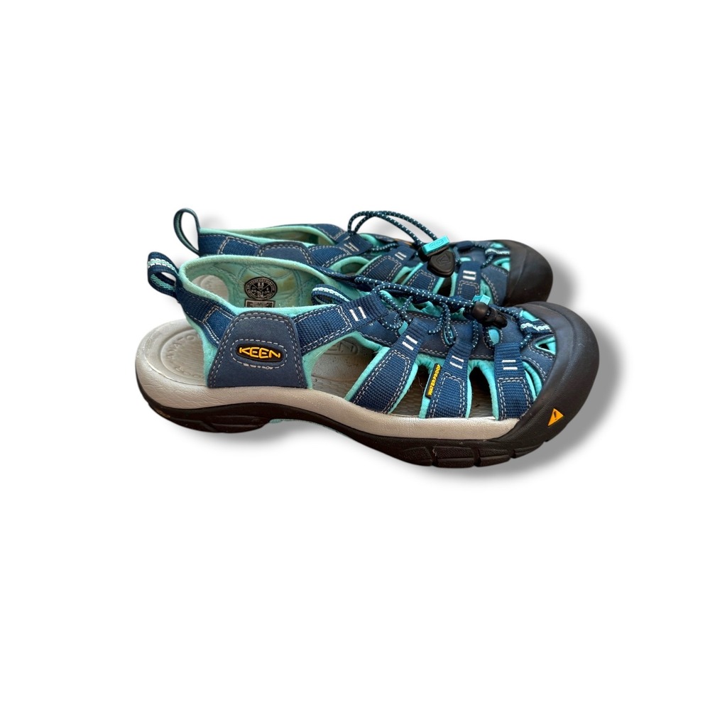KEEN Newport H2 Sandals Womens 8.5 Navy Blue Aqua Waterproof Hiking Water Shoes